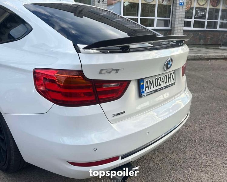Спойлер багажника BMW 3 GT F34 2013-2020 стиль М4 (ABS пластик) дактейл БМВ ф34 (чорний глянець) F34-M4 фото