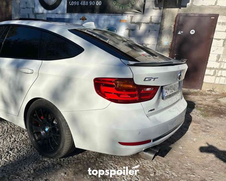 Спойлер багажника BMW 3 GT F34 2013-2020 стиль М4 (ABS пластик) дактейл БМВ ф34 (чорний глянець) F34-M4 фото