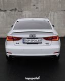 Спойлер багажника Audi A3 8V 2013-2020 стиль S3 (ABS пластик) сабля Ауді Ауди А3 (чорний глянець) A3-S3 фото