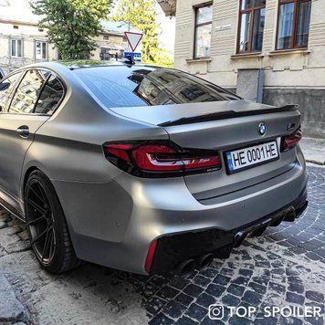 Спойлер багажника BMW 5 G30 F90 2017+ стиль CS (ABS пластик) дактейл БМВ Ф90 G30 G30-CS фото