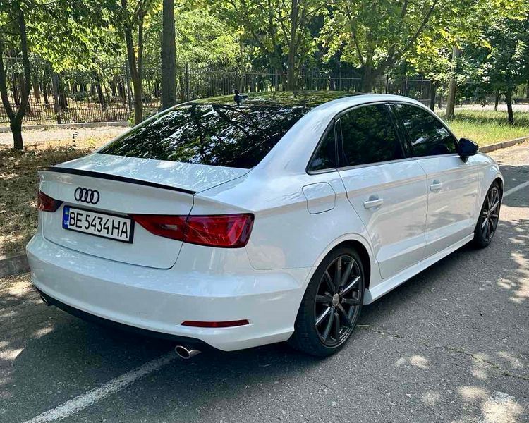 Спойлер багажника Audi A3 8V 2013-2020 стиль S3 (ABS пластик) сабля Ауді Ауди А3 (чорний глянець) A3-S3 фото