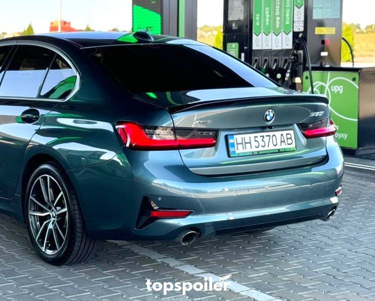 Спойлер багажника BMW 3 G20 2019+ стиль МP (ABS пластик) БМВ (чорний глянець) G20-MP фото