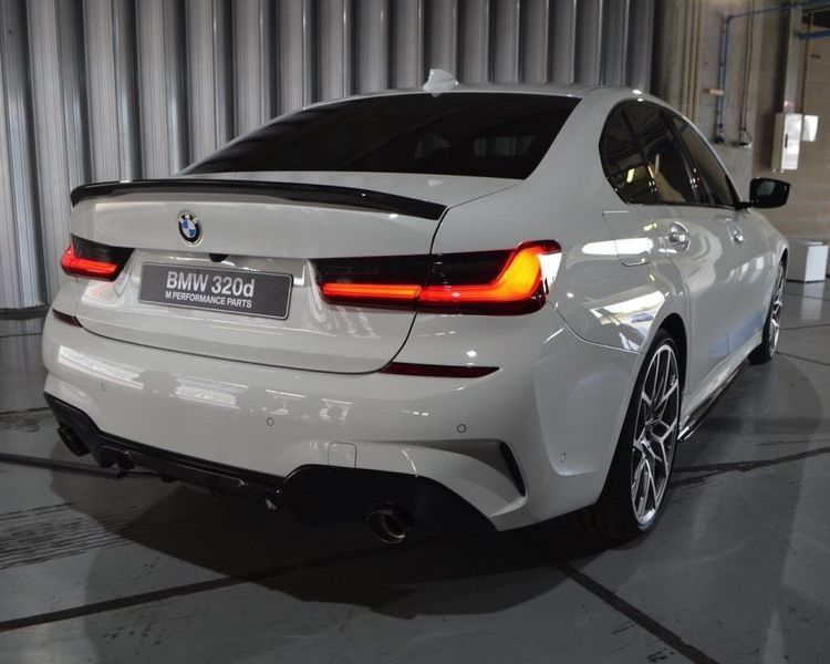 Спойлер багажника BMW 3 G20 2019+ стиль МP (ABS пластик) БМВ (чорний глянець) G20-MP фото