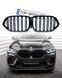 Решітка радіатора BMW X6 G06 2019+ Double line стиль M (ніздрі, ноздри БМВ) чорний глянець X6-G06-D фото 1