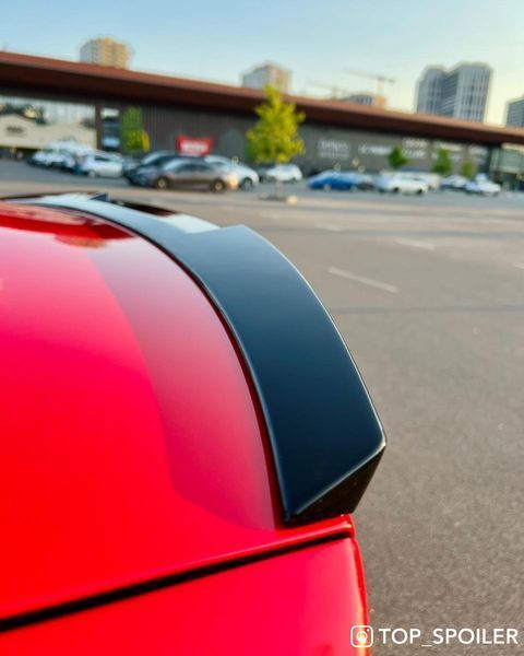 Спойлер багажника Audi A4 B8 2007-2016 стиль M4 (ABS пластик) дактейл Ауді Ауди А4 б8 (чорний глянець) B8-M4 фото
