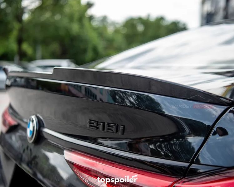 Спойлер багажника BMW 2 F44 2020+ стиль М4 (ABS пластик) дактейл БМВ Ф44 (чорний глянець) F44-M4 фото