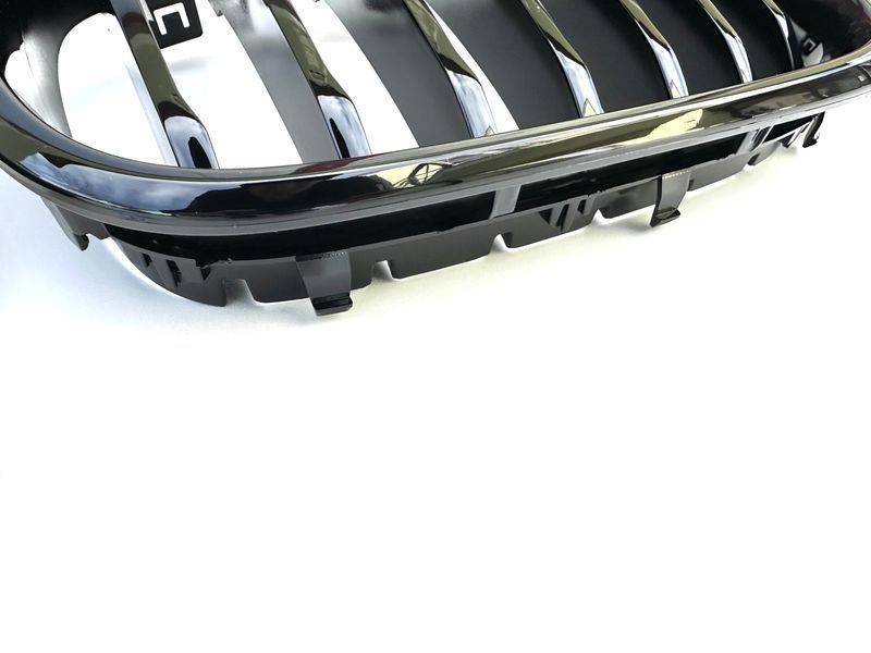 Решітка радіатора BMW X3 G01 / X4 G02 2017-2021 Single line стиль M (ніздрі, ноздри БМВ) чорний глянець G01-G08 фото