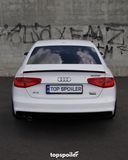Спойлер багажника Audi A4 B8 2007-2016 стиль S4 (ABS пластик) сабля Ауді Ауди А4 б8 (чорний глянець) B8-S4 фото