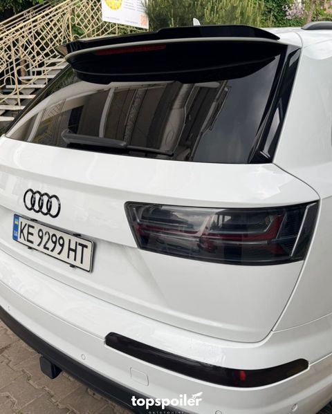 Спойлер багажника Audi Q7 4M 2015-2019 стиль М4 (ABS пластик) Ауді, Ауди ку7 (чорний глянець) Q7-4M фото