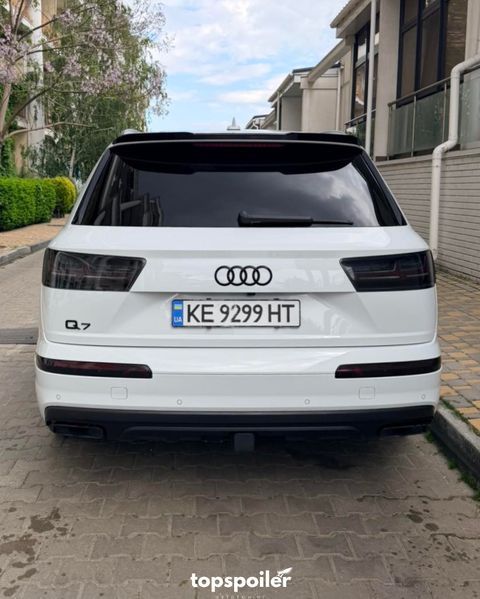 Спойлер багажника Audi Q7 4M 2015-2019 стиль М4 (ABS пластик) Ауді, Ауди ку7 (чорний глянець) Q7-4M фото