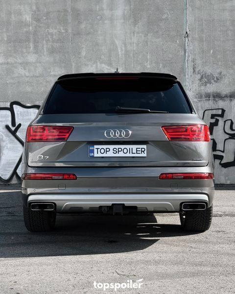 Спойлер багажника Audi Q7 4M 2015-2019 стиль М4 (ABS пластик) Ауді, Ауди ку7 (чорний глянець) Q7-4M фото