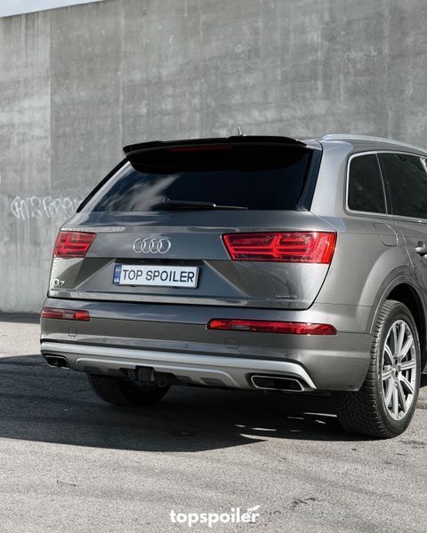 Спойлер багажника Audi Q7 4M 2015-2019 стиль М4 (ABS пластик) Ауді, Ауди ку7 (чорний глянець) Q7-4M фото