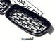 Решітка радіатора BMW 3 F30 / F31 / F35 / F80 2012-2018 стиль Diamond (ніздрі, ноздри Ф30) чорний глянець F30-DIA фото 3