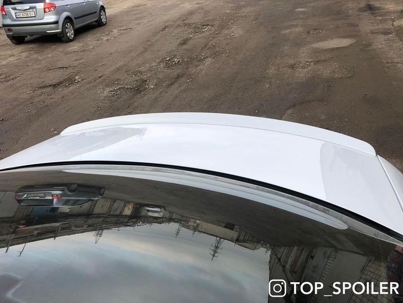 Спойлер багажника Audi A4 B8 2007-2016 стиль S4 (ABS пластик) сабля Ауді Ауди А4 б8 (чорний глянець) B8-S4 фото