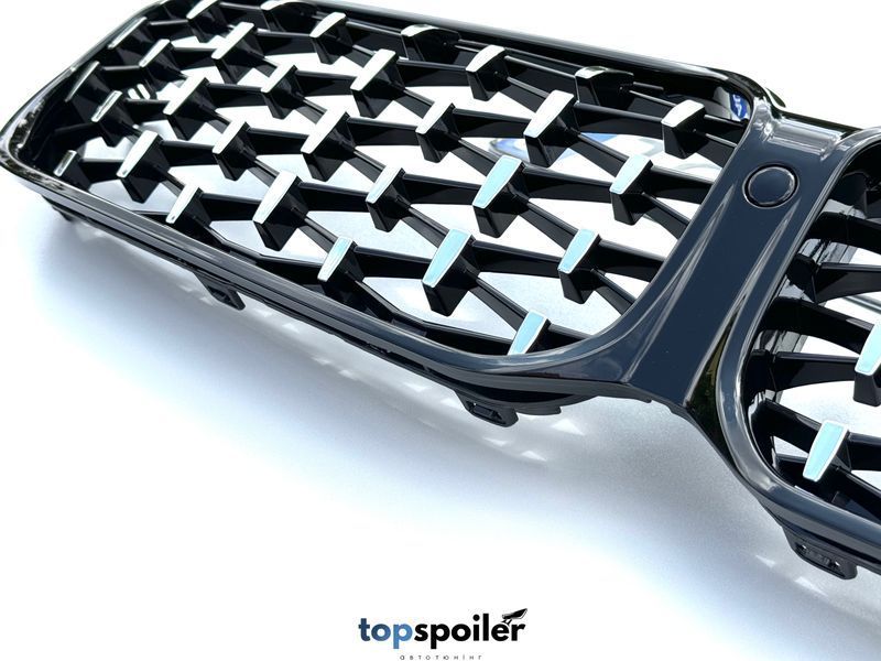Решітка радіатора BMW 5 G30 / G31 F90 2021+ Diamond chrome (ніздрі, ноздри БМВ G30 Ф90) G30-DIA фото