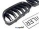 Решітка радіатора BMW 5 F10 / F11 2010-2017 стиль М (ніздрі, ноздри Ф10 Ф11) чорний глянець F-10-M фото 6