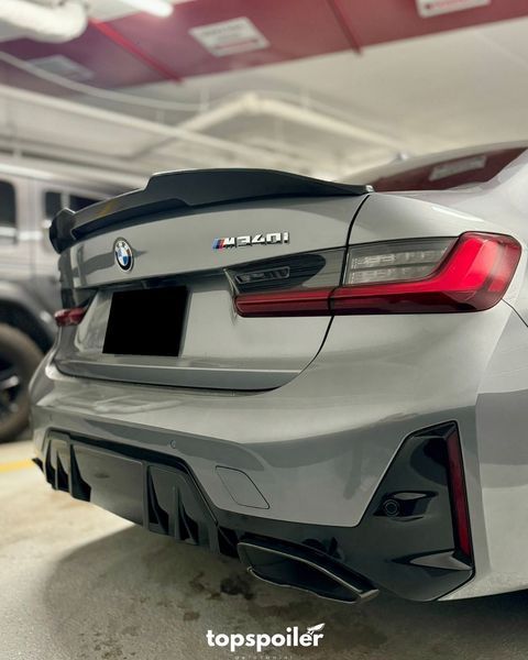 Спойлер багажника BMW 3 G20 2019+ стиль PSM (ABS пластик) БМВ (чорний глянець) G20-PSM фото