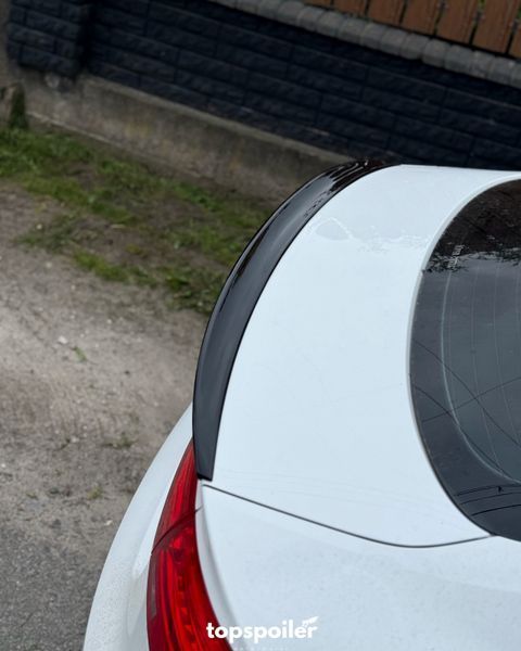 Спойлер багажника Audi A5 8T Sportback 2007-2015 стиль S5 (ABS пластик) сабля Ауді Ауди А5 спортбек (чорний глянець) A5-S5 фото
