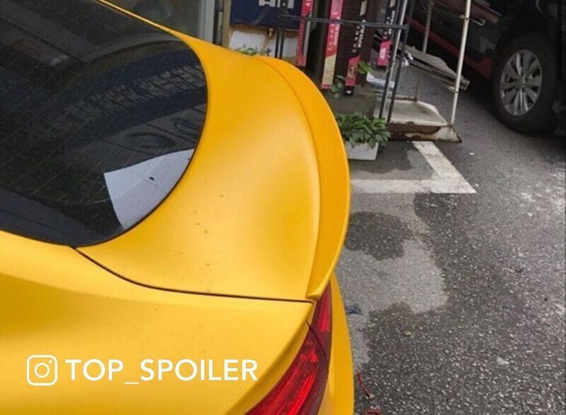 Спойлер багажника Audi A5 8T Sportback 2007-2015 стиль S5 (ABS пластик) сабля Ауді Ауди А5 спортбек (чорний глянець) A5-S5 фото