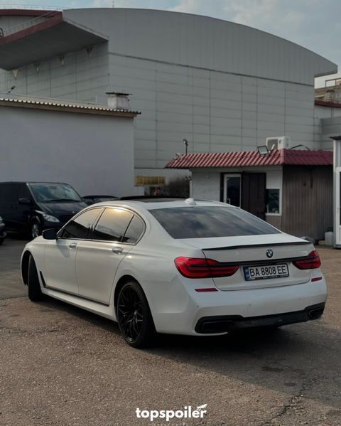 Спойлер багажника BMW 7 G11 G12 2015-2022 стиль М (ABS пластик) БМВ Ж11 Ж12 (чорний глянець) G-11-12 фото