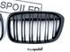 Решітка радіатора BMW X1 F48 / F49 2016-2019 стиль М (ніздрі, ноздри БМВ Ф48 Ф49) чорний глянець F48-M фото 3