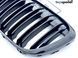 Решітка радіатора BMW X1 F48 / F49 2016-2019 стиль М (ніздрі, ноздри БМВ Ф48 Ф49) чорний глянець F48-M фото 4