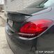 Спойлер багажника Mercedes-Benz C class w205 2014-2019 стиль AMG (ABS пластик) сабля Мерседес 205 (чорний глянець) w205-1 фото 27