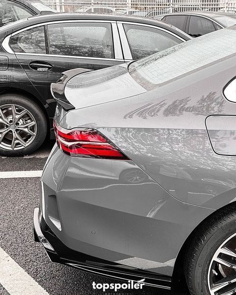 Спойлер багажника BMW 5 G60 i5 2023+ стиль М4 (ABS пластик) сабля БМВ G60 (чорний глянець) G60-M4 фото