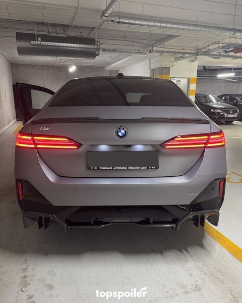 Спойлер багажника BMW 5 G60 i5 2023+ стиль М4 (ABS пластик) сабля БМВ G60 (чорний глянець) G60-M4 фото