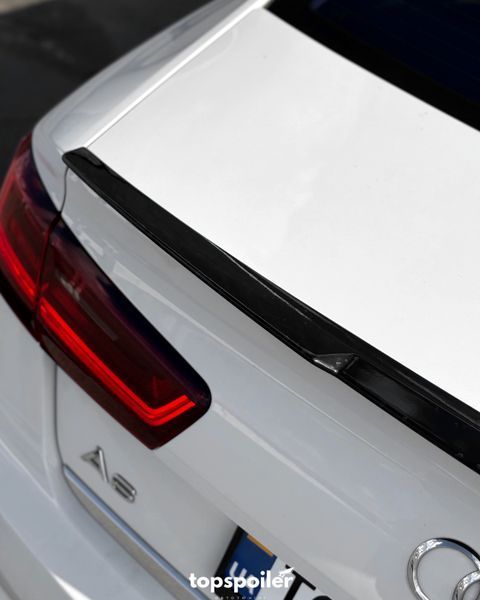 Спойлер багажника Audi A6 C7 2012-2017 стиль М4 (ABS пластик) сабля Ауді Ауди А6 (чорний глянець) C7-M4 фото