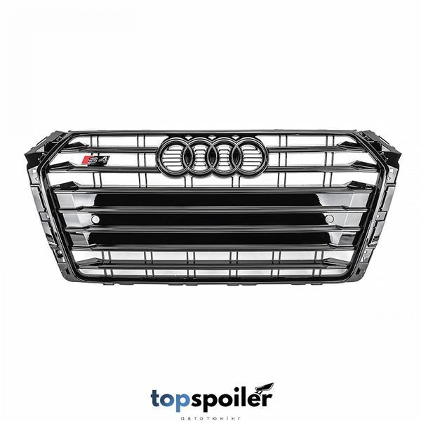 Решітка радіатора Audi A4 B9 2015-2020 в стилі S4 (решетка Ауди) A4-B9-S4 фото