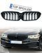 Решітка радіатора BMW 5 G30 / G31 F90 2017-2020 LCI (ніздрі, ноздри БМВ G30 Ф90) чорний глянець G30-31-LCI фото 1