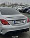 Спойлер багажника Mercedes-Benz C class w205 2014-2019 стиль C63 (ABS пластик) сабля Мерседес 205 (чорний глянець) W205-C63 фото 7