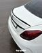 Спойлер багажника Mercedes-Benz C class w205 2014-2019 стиль C63 (ABS пластик) сабля Мерседес 205 (чорний глянець) W205-C63 фото 4