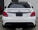 Спойлер багажника Mercedes-Benz C class w205 2014-2019 стиль C63 (ABS пластик) сабля Мерседес 205 (чорний глянець) W205-C63 фото 12