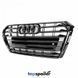 Решітка радіатора Audi A4 B9 2015-2020 в стилі S4 (решетка Ауди) A4-B9-S4 фото 3