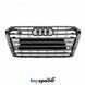 Решітка радіатора Audi A4 B9 2015-2020 в стилі S4 (решетка Ауди) A4-B9-S4 фото 11